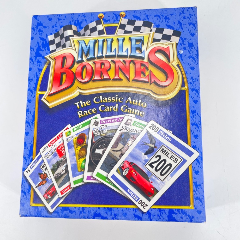 Mille Bornes The Classic Auto Race Card Game 2003 Winning Moves Sealed Cards